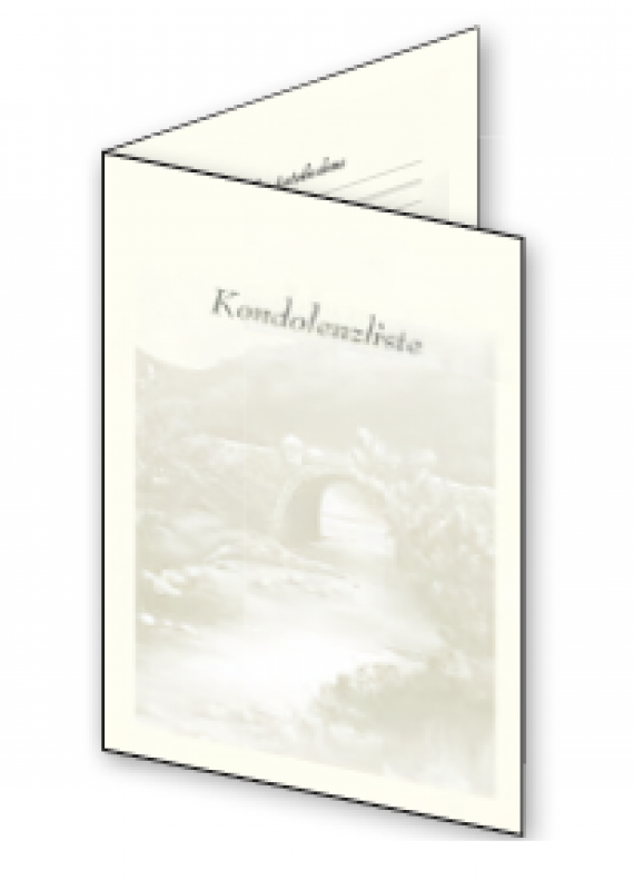 Kondolenzliste "Brücke" A3