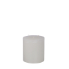 Rustikale Kerze mit drei Dochten, weiß, Ø 14 cm  Höhe 15 cm